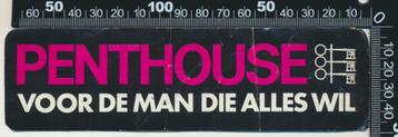 Sticker: Penthouse - Voor de man die alles wil beschikbaar voor biedingen