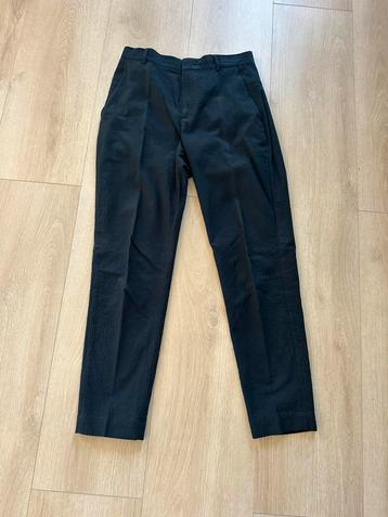 COS seersucker pantalon donkerblauw maat 46 beschikbaar voor biedingen