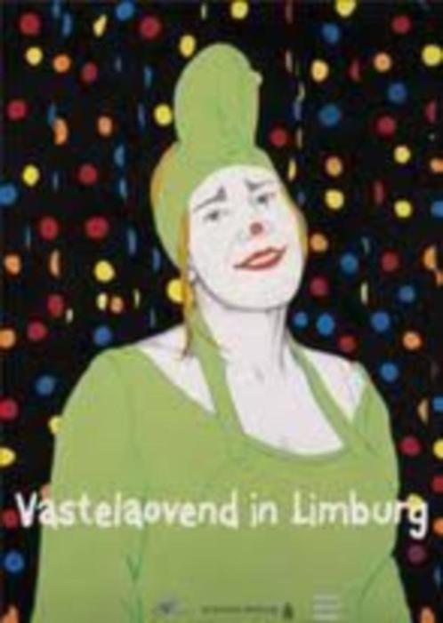 Kunst poster Carnaval 2012 provincie Limburg, Verzamelen, Posters, Zo goed als nieuw, Film en Tv, A1 t/m A3, Rechthoekig Staand