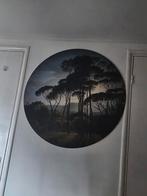 Ovale Schilderij met Bomen, Ophalen