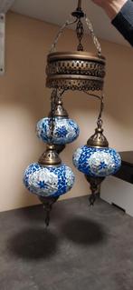 Handgemaakte Hanglamp - Mozaïek, Huis en Inrichting, Lampen | Hanglampen, 50 tot 75 cm, Ophalen of Verzenden, Zo goed als nieuw