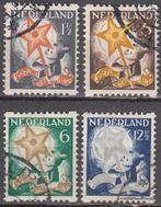 Nederland Tweezijdige hoekroltanding NVPH 98/101 gestempeld, Postzegels en Munten, Postzegels | Nederland, Ophalen of Verzenden