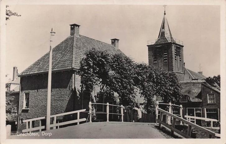 AZ655 Linschoten Dorp 1942, Verzamelen, Ansichtkaarten | Nederland, Gelopen, Utrecht, 1940 tot 1960, Verzenden