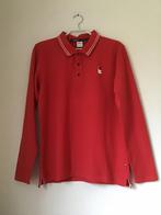 Vingino Polo Shirt lange mouwen rood maat 176, Ophalen of Verzenden, Zo goed als nieuw, Vingino, Rood