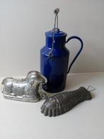 Oude chocolade/puddingvorm/Emaille kan.Pr.p/st,vanaf, Ophalen of Verzenden