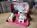 Poppenhuis in koffertje (Minipiece), Kinderen en Baby's, Speelgoed | Poppenhuizen, Poppenhuis, Zo goed als nieuw, Ophalen