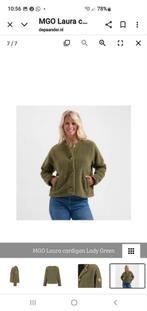 MGO leisure wear XL damesvest, green, type Jack Laura, Kleding | Dames, Truien en Vesten, MGO, Maat 46/48 (XL) of groter, Nieuw