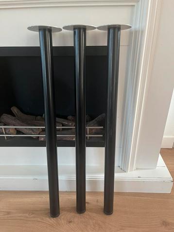 IKEA ADILS Bureaupoten 3x zwart beschikbaar voor biedingen