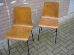 Vintage stoelen FRISO KRAMER EUROIKA Auping jaren 60 plywood, Ophalen, Gebruikt, Twee, Overige kleuren