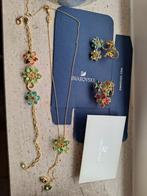 Swarovski Set: Armband, Ketting, Oorbellen & Ring, Sieraden, Tassen en Uiterlijk, Met kristal, Ophalen of Verzenden, Zo goed als nieuw