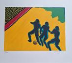 Corneille zeefdrukken voetballers, Antiek en Kunst, Kunst | Litho's en Zeefdrukken, Ophalen of Verzenden
