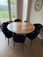Label51 Eettafel + 6 Stoelen - 150cm Breed, Gebruikt, 150 tot 200 cm, Ophalen of Verzenden, Vijf personen of meer