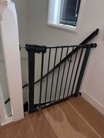 Safety 1st trapjehek. Zwart 73-80 cm, Kinderen en Baby's, Traphekjes, Ophalen, Zo goed als nieuw, Klemhekje, Metaal of IJzer