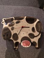 Koeienklok Wandklok, Huis en Inrichting, Woonaccessoires | Klokken, Ophalen of Verzenden, Wandklok