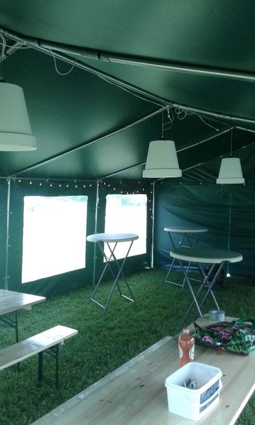 partytent 4 x 8 m te huur party tent huren, Tuin en Terras, Partytenten, Zo goed als nieuw, Partytent, 2 meter of meer, 5 tot 8 meter