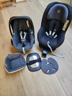 Maxi-Cosi Pearl en Pebble op FamilyFix2, Ophalen, Verstelbare rugleuning, 0 t/m 18 kg, Zo goed als nieuw