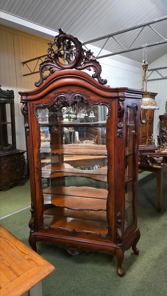 Willem III vitrinekast, Antiek en Kunst, Antiek | Meubels | Kasten, Ophalen