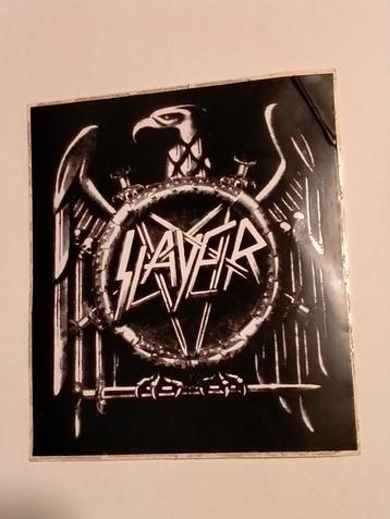 Slayer Eagle has landed vintage logo sticker muziek metal beschikbaar voor biedingen