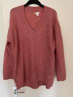 Roze lange trui met 27% wol en 9% mohair van h&m maat S, H&M, Ophalen of Verzenden, Zo goed als nieuw, Roze