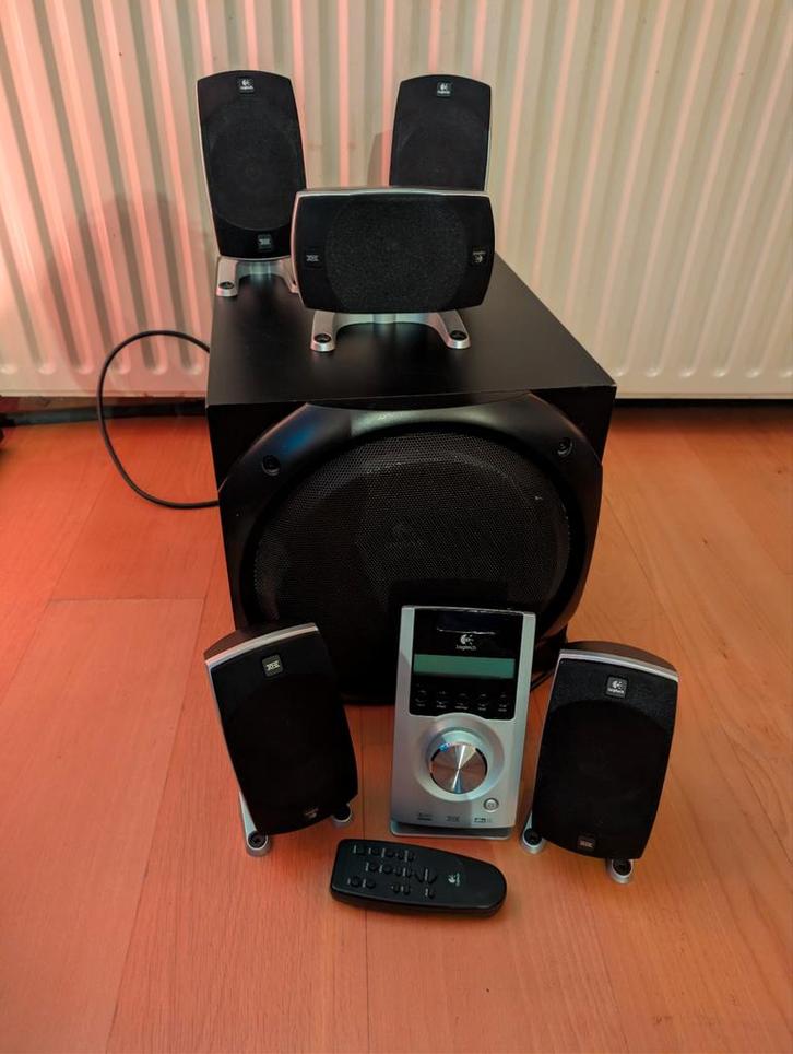 Logitech Z-5500 Digital 5.1 THX Speakerset, Audio, Tv en Foto, Home Cinema-sets, Gebruikt, Overige spelers, 5.1-systeem, 70 watt of meer