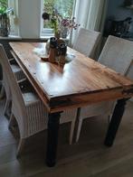 Eethoek met 4stoelen, Huis en Inrichting, Tafels | Eettafels, Ophalen, Gebruikt, 150 tot 200 cm, Teakhout