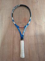 Blauw/Wit "Babolat" Pure Drive tennisracket. 300Gram., Sport en Fitness, Ophalen of Verzenden, Zo goed als nieuw, Racket, Babolat