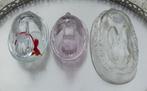 Haas / Hazen 1 x Puddingvorm en 2 x Sieraden met Deksel, Huis en Inrichting, Overige typen, Nieuw, Ophalen of Verzenden, Glas