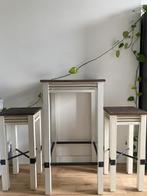 Bar tafel met stoelen, Ophalen, Gebruikt
