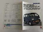 Folder Suzuki Carry busje 1986, Ophalen of Verzenden, Zo goed als nieuw, Overige merken