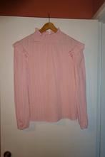 Lichtroze blouse mt L, zgan, Ophalen of Verzenden, Zo goed als nieuw, Maat 42/44 (L), Roze