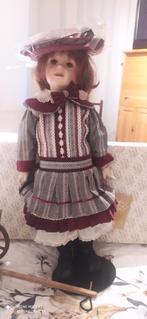 Franklin Mint Porseleinen Pop Compleet in Doos, Verzamelen, Poppen, Ophalen of Verzenden, Zo goed als nieuw, Pop