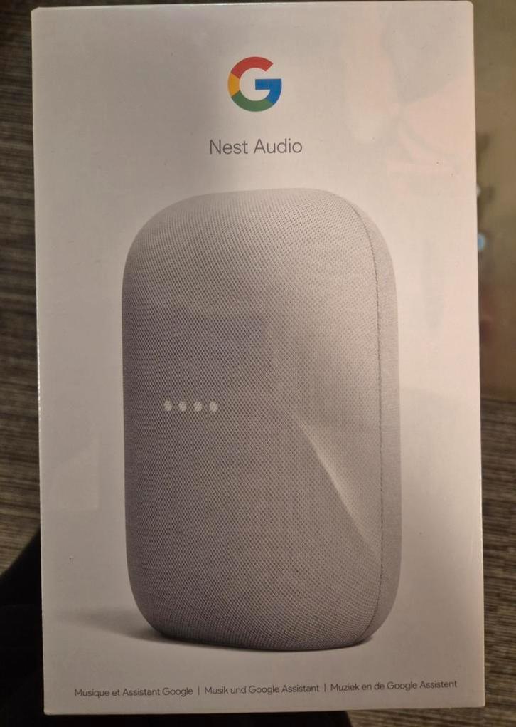 2 stuks Google Nest Audio, Audio, Tv en Foto, Luidsprekers, Nieuw, Overige typen, Minder dan 60 watt, Overige merken, Ophalen of Verzenden