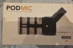 Rode PodMic - Dynamische Podcast Microfoon, Ophalen of Verzenden, Zo goed als nieuw, Studiomicrofoon