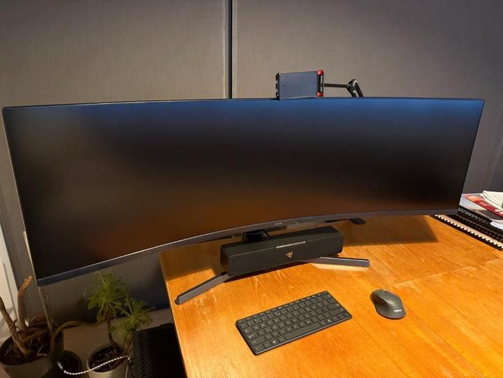 Samsung LC49RG90SSPXEN 49 inch, Computers en Software, Monitoren, Zo goed als nieuw, 101 t/m 150 Hz, DisplayPort, HDMI, Gaming