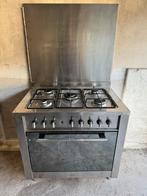 Indensit 5pits gasfornuis met oven afzuigkap, Witgoed en Apparatuur, Fornuizen, Ophalen, 60 cm of meer, Zo goed als nieuw, Gas