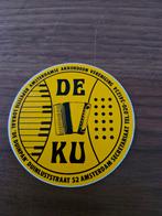 1231 De Ku Amsterdamse Accordeon Vereniging Sticker, Ophalen of Verzenden, Gebruikt
