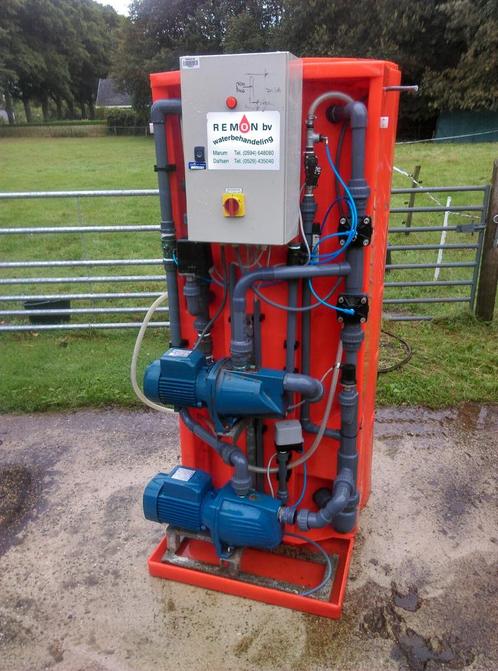 Remon ontijzeringsinstallatie beregening hydrofoor, Tuin en Terras, Waterpompen, Zo goed als nieuw, Elektrisch, Beregeningspomp