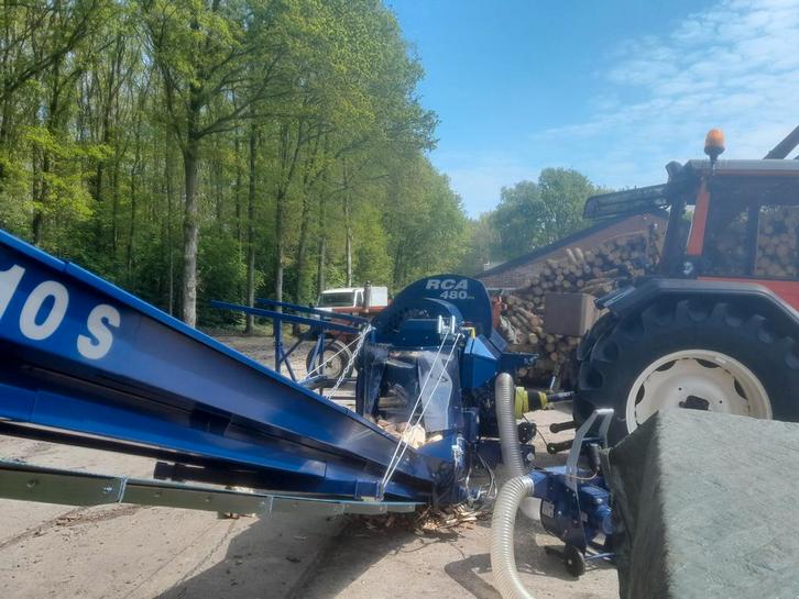 Hout kloven op locatie zaagkloofmachine kloof service, Tuin en Terras, Haardhout, Overige houtsoorten, 6 m³ of meer, Ophalen