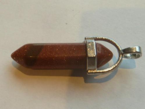 Hanger punt Goudsteen, Sieraden, Tassen en Uiterlijk, Kettinghangers, Nieuw, Steen of Mineraal, Overige kleuren, Overige voorstellingen
