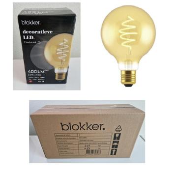 Partij Blokker LED Lampen Goud Decoratief 35W E27 Dimbaar  beschikbaar voor biedingen