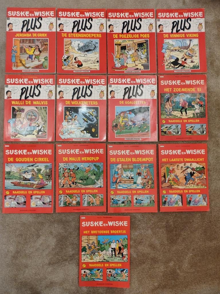 Suske en Wiske PLUS collectie (13 stuks), Boeken, Stripboeken, Meerdere stripboeken, Ophalen of Verzenden, Gelezen
