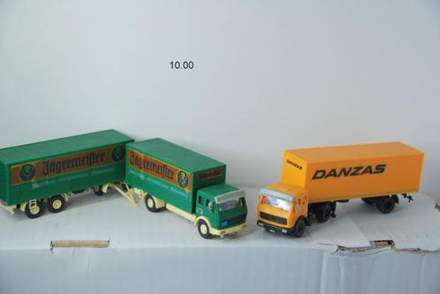 partij vrachtwagens [deel2] HO, Hobby en Vrije tijd, Modelauto's | 1:87, Gebruikt, Bus of Vrachtwagen, Overige merken, Ophalen of Verzenden