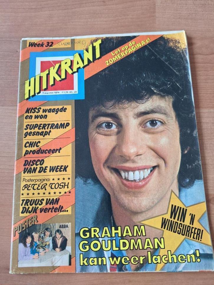 Hitkrant 1979 10 CC Kiss Babe Guys & Dolls Supertramp Abba, Verzamelen, Tijdschriften, Kranten en Knipsels, Tijdschrift, Nederland
