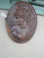 gietijzeren  plaquet schilderij, Tuin en Terras, Ophalen of Verzenden, Nieuw