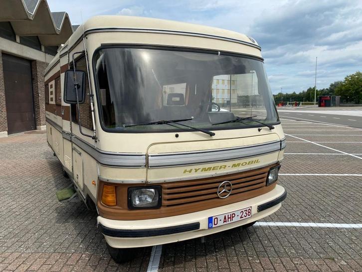 Hymer S660 '81 Mercedes  (Rijbewijs B), Caravans en Kamperen, Campers, Particulier, tot en met 5, Integraal, Hymer, Mercedes, Diesel