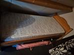 Eenpersoonsbed 90x200cm, Hout, incl. Matras, Ophalen, 90 cm, Eenpersoons, Zo goed als nieuw