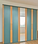 Kledingkast spiegel 60 diep 210 breed 220 hoog, Huis en Inrichting, Kasten | Kledingkasten, Ophalen, Gebruikt, 200 cm of meer