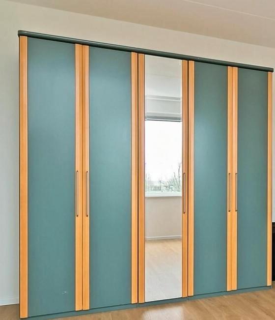 Kledingkast spiegel 60 diep 210 breed 220 hoog, Huis en Inrichting, Kasten | Kledingkasten, Gebruikt, 200 cm of meer, 200 cm of meer