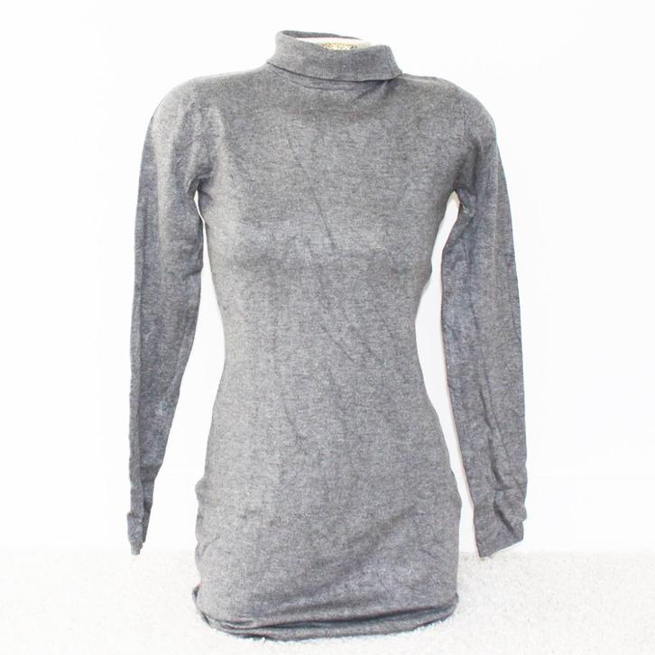 Grijs Jurkje5 (M) - 6 € 15,-, Kleding | Dames, Jurken, Zo goed als nieuw, Maat 38/40 (M), Grijs, Boven de knie, Ophalen of Verzenden