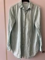Sandwich blouse maat 34 turquoise linnen, Kleding | Dames, Blouses en Tunieken, Zo goed als nieuw, Maat 34 (XS) of kleiner, Sandwich